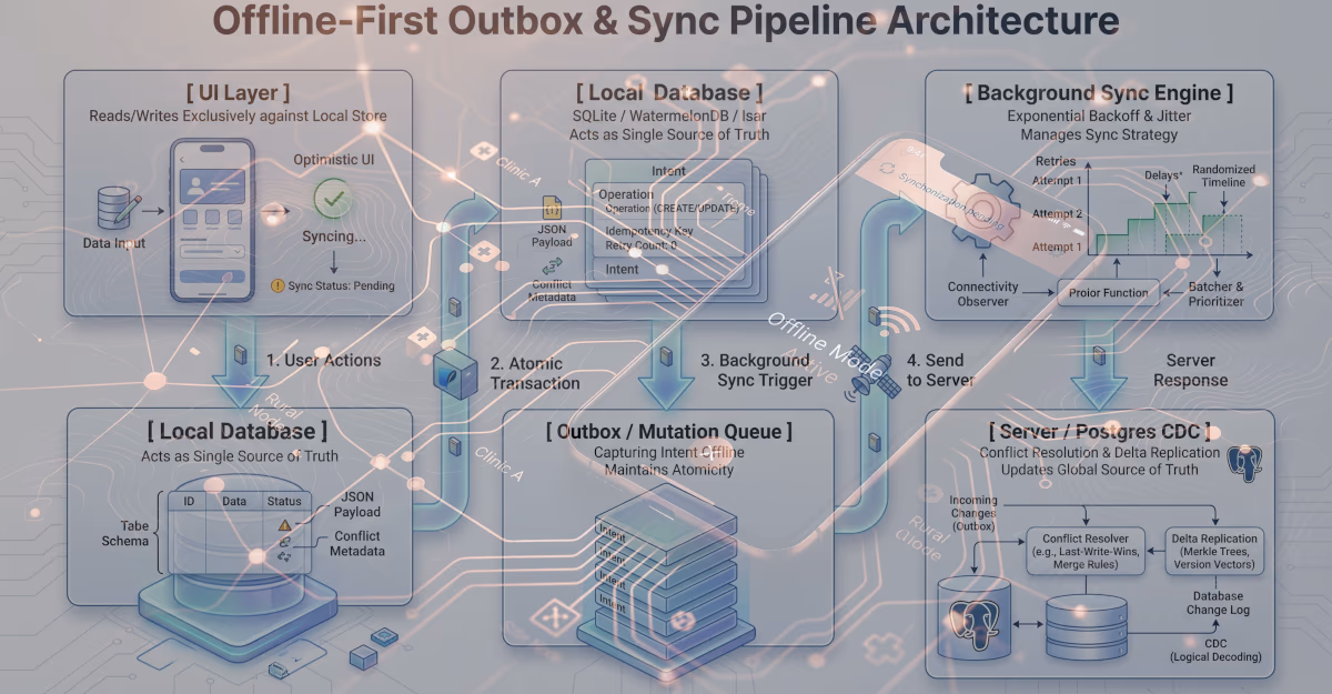 Offline-First Outbox and Sync Engine Pipeline Architecture