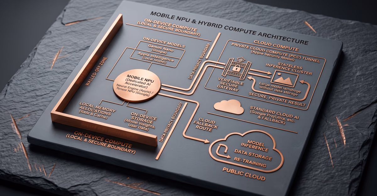 On-Device NPU Silicon vs. Hybrid Cloud Architecture