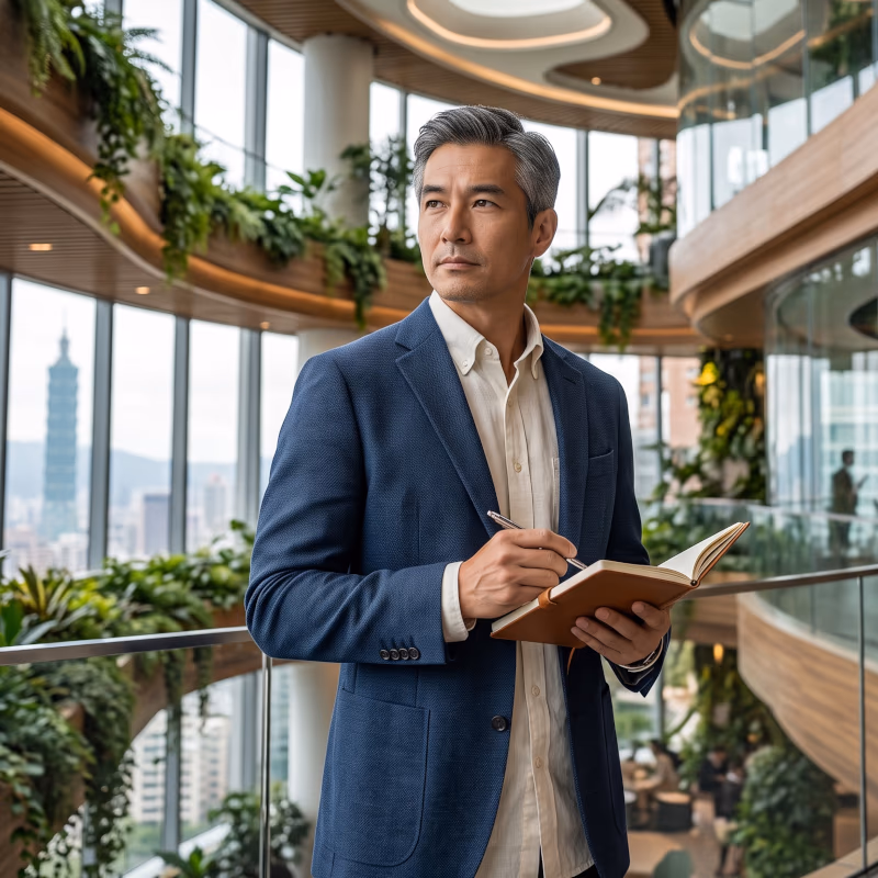 Client portrait — Junjie